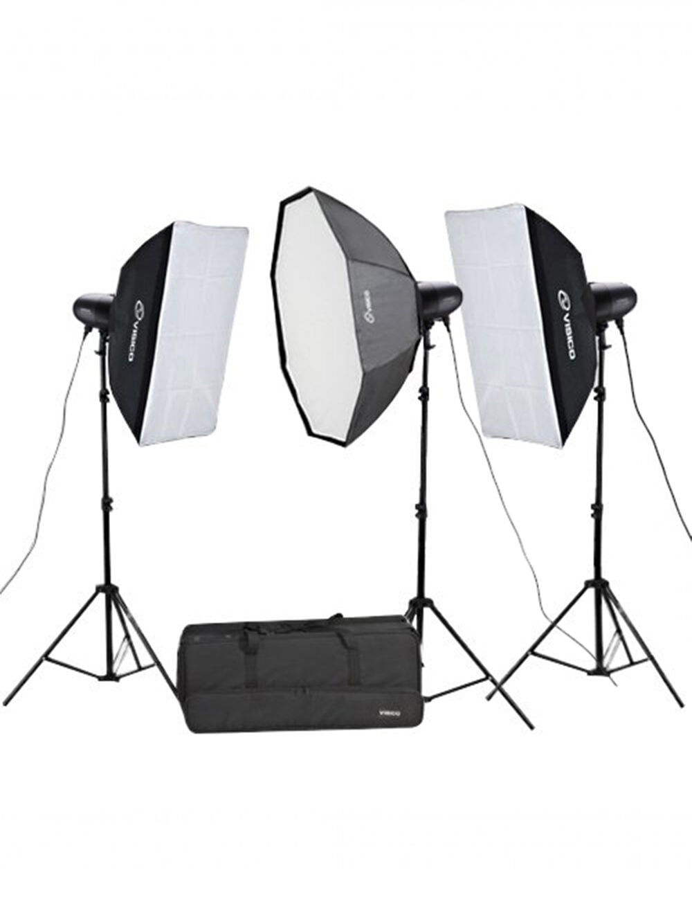 Visico VL-400 II Elfin 3'lü Paraflaş Seti