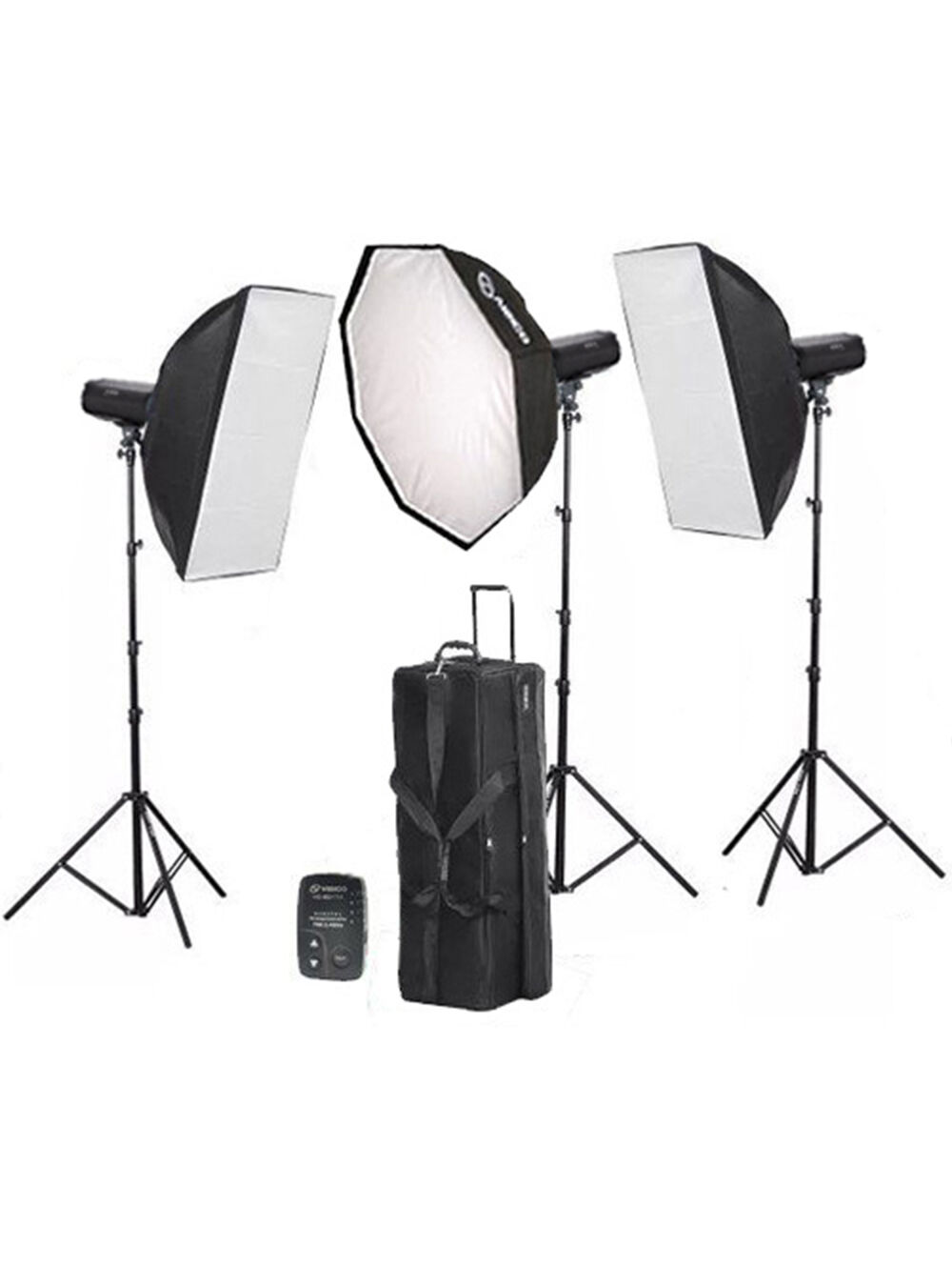 Visico VC-600HH III 3'lü Paraflaş Seti