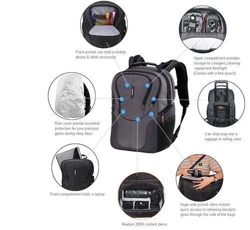 Benro Reebok 100N Mavi Sırt Çantası