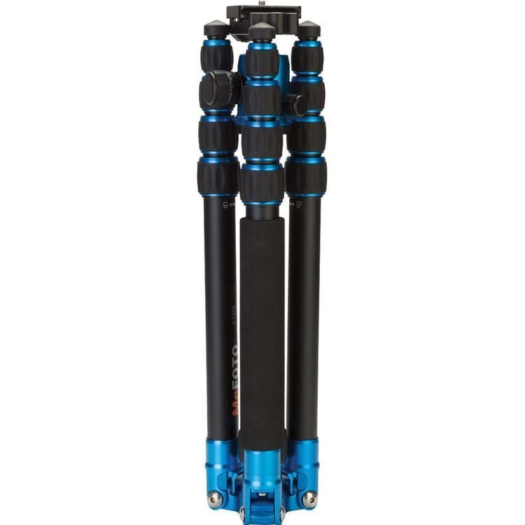 Benro MeFOTO A1350Q1B RoadTrip Aluminum Travel Tripod Kit (Blue)​ ​