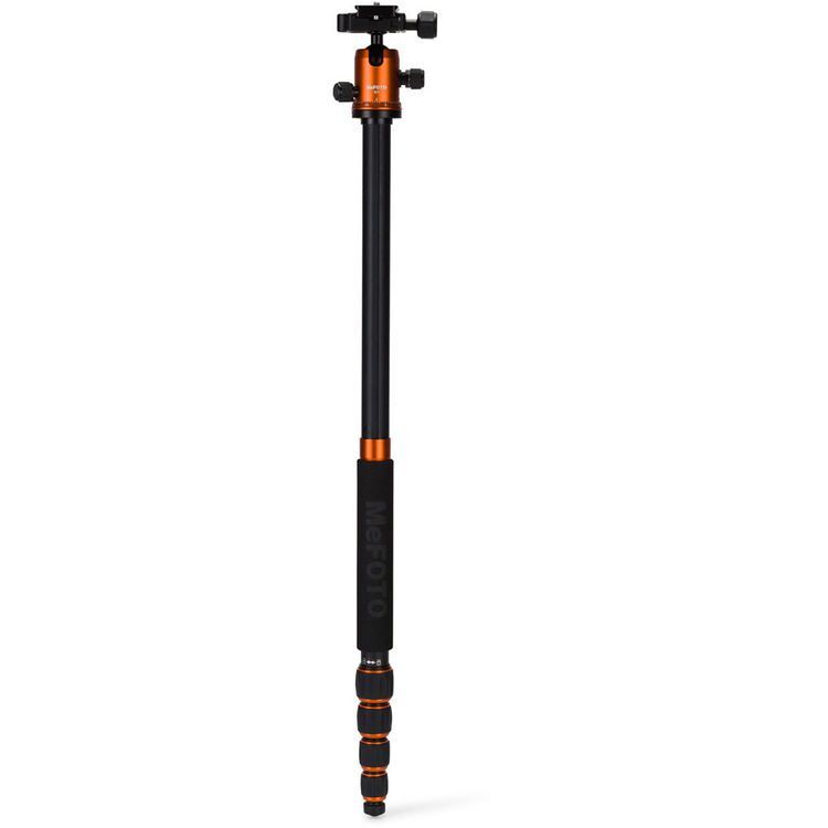 Benro MeFOTO A1350Q1C RoadTrip Aluminum Travel Tripod Kit (Orange)