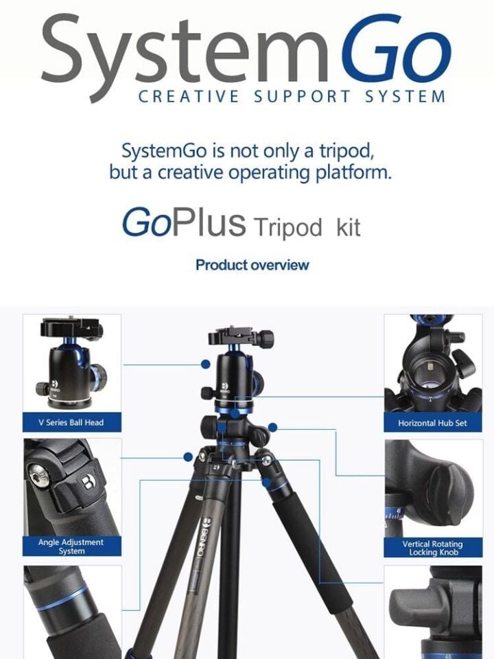 Benro FGP28CV2 Carbon Fiber Tripod SYSTEM GO