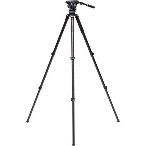 Benro C-373FBS8PRO Carbon Fiber Hidrolik Profesyonel Video Tripod Kit