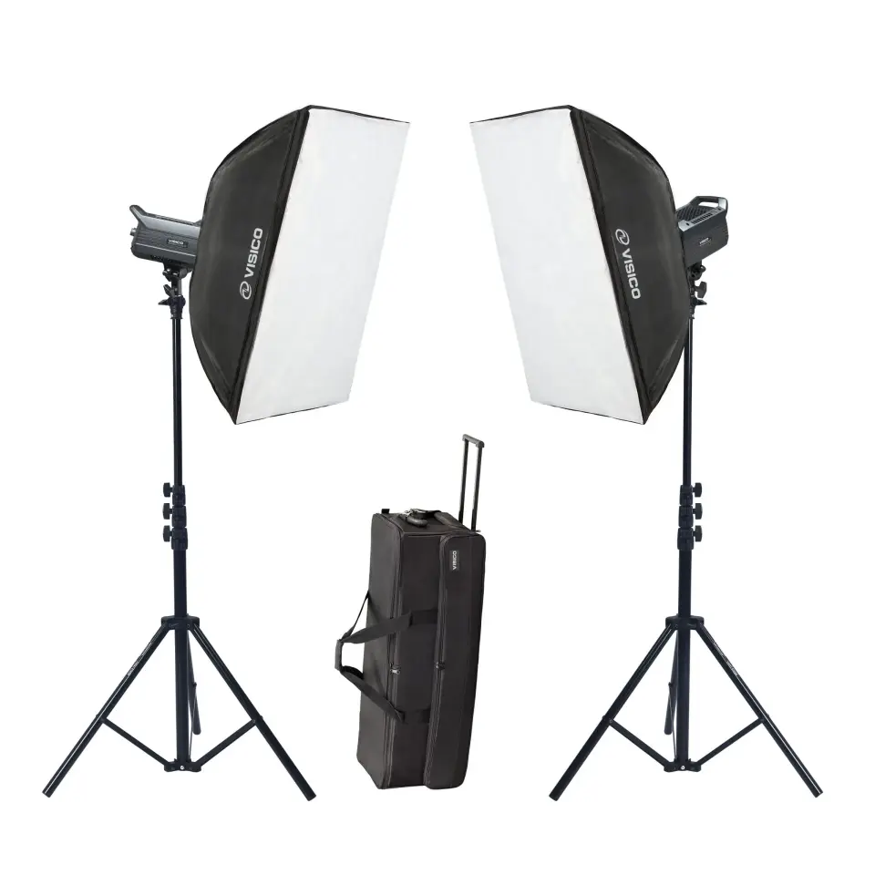 Visico Led-150ST 2’li Video Led Işık Seti (150W)