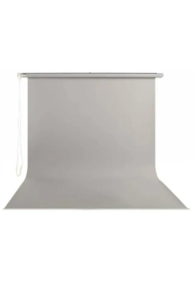 Stil Fon 270x300 cm Sonsuz Gri Fon Perdesi Seti