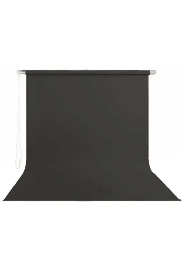 Stil Fon 270x300 cm Sonsuz Siyah Fon Perdesi Seti