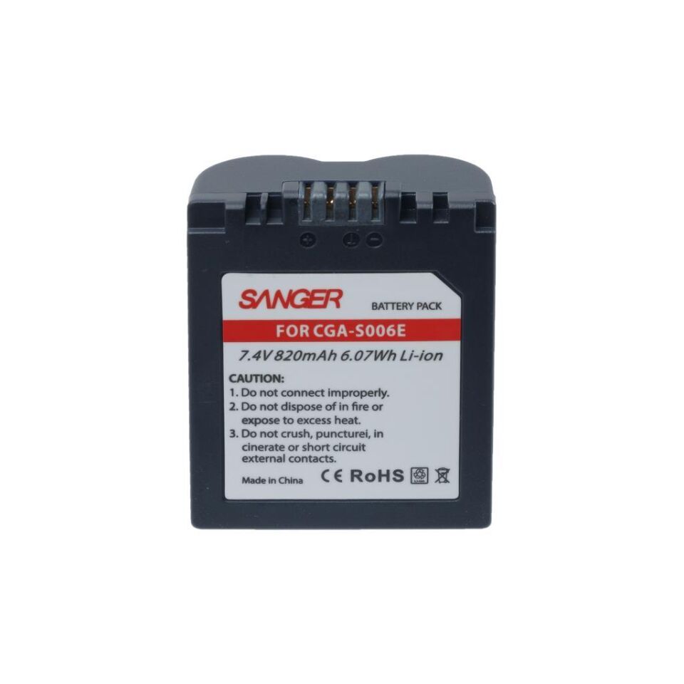 Sanger S006E Panasonic Fotoğraf Makinesi Batarya