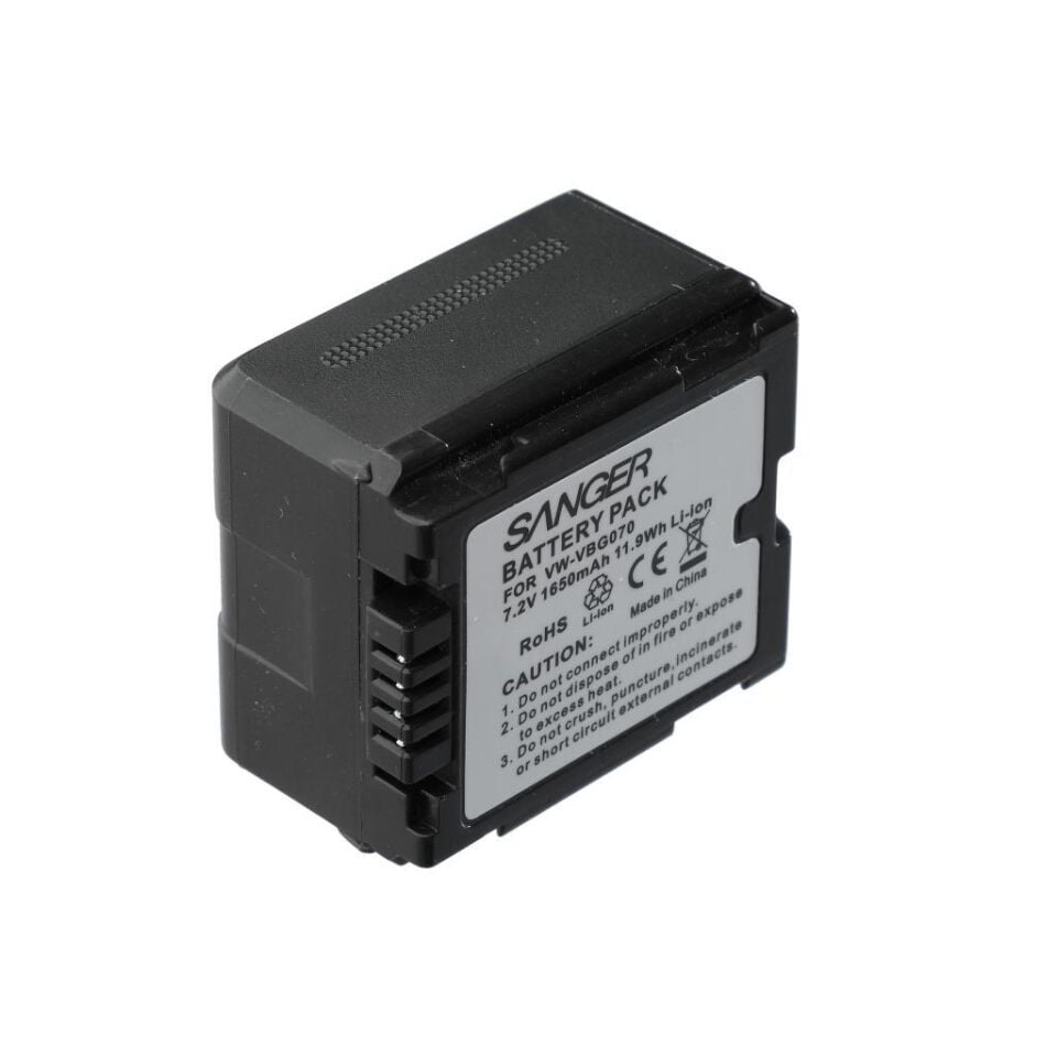 Sanger VW-VBG070 Panasonic Kamera Batarya