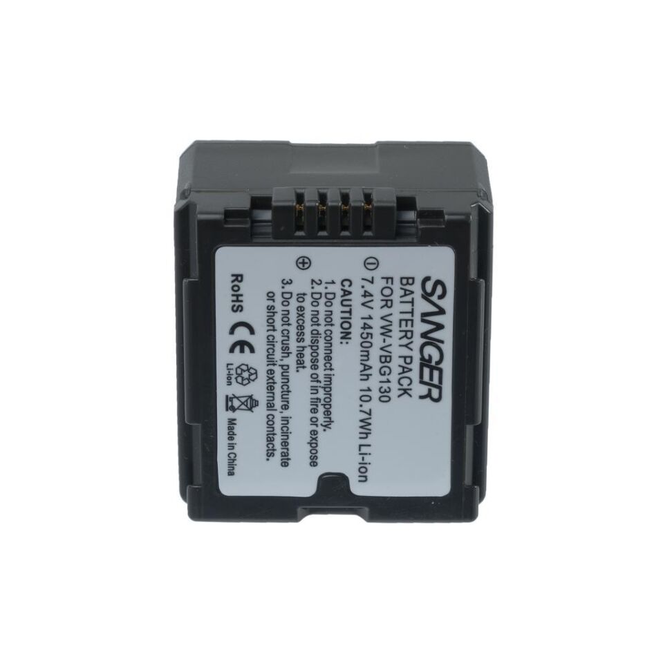 Sanger VW-VBG130 Panasonic Kamera Batarya