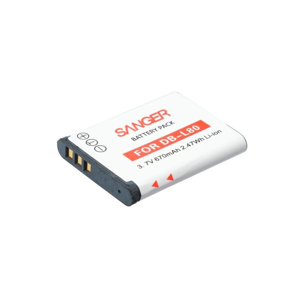 Sanger DB-L80 Sanyo Fotoğraf Makinesi Batarya