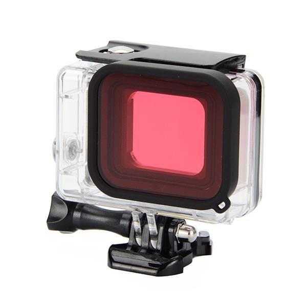 Gopro Hero 5 Sanger Housing İçin Kırmızı Filtre