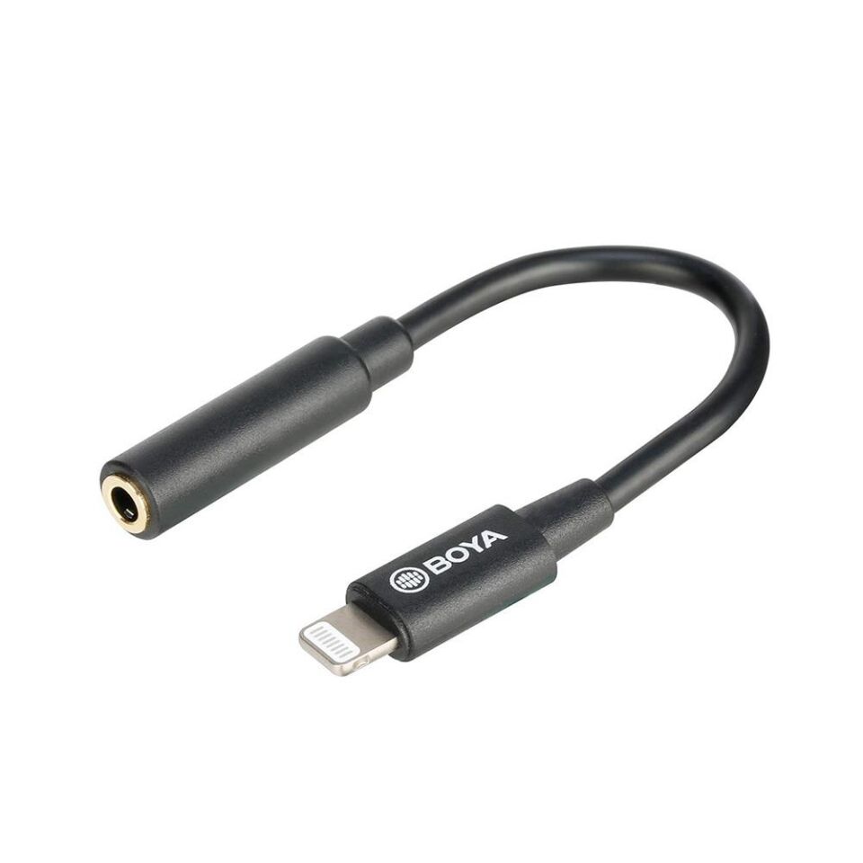 Boya BY-K3 Apple Lighting 3.5mm Ses Çevirici