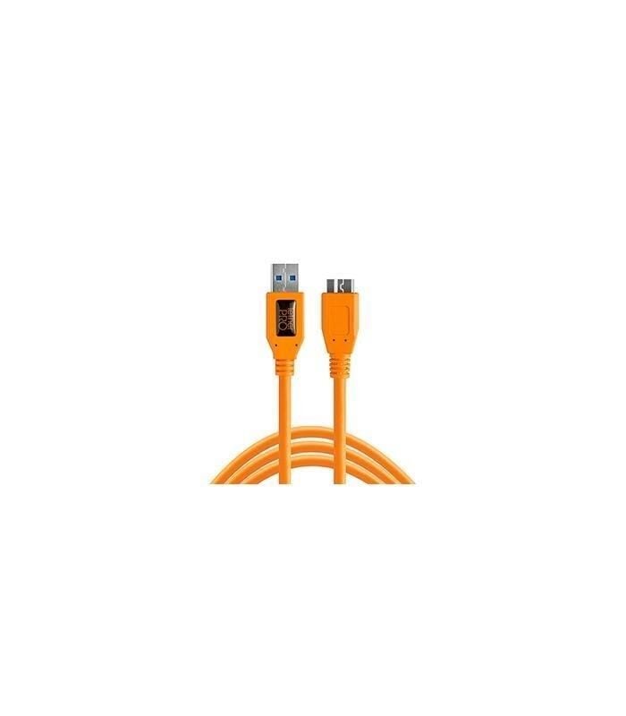 Tether Tools TetherPro USB 3.0 to Micro-B Turuncu 30 cm Bağlantı Kablosu