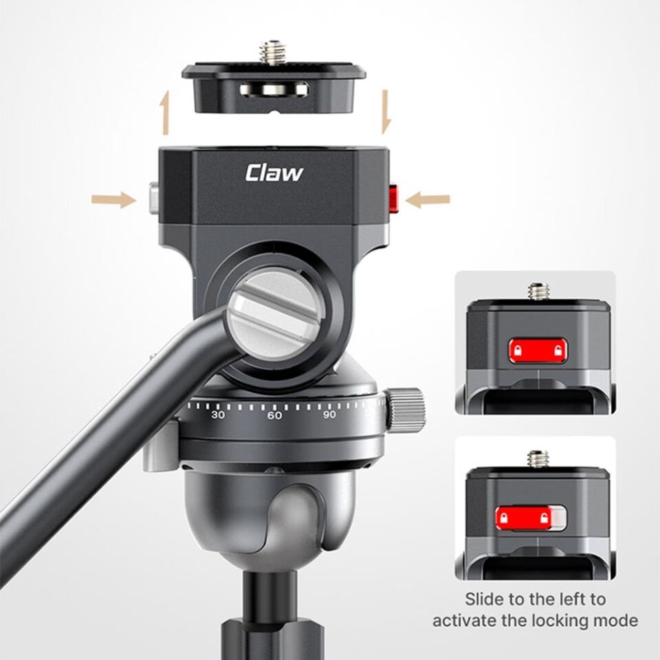 Ulanzi TT09 Claw Sistem Quick Release Plate