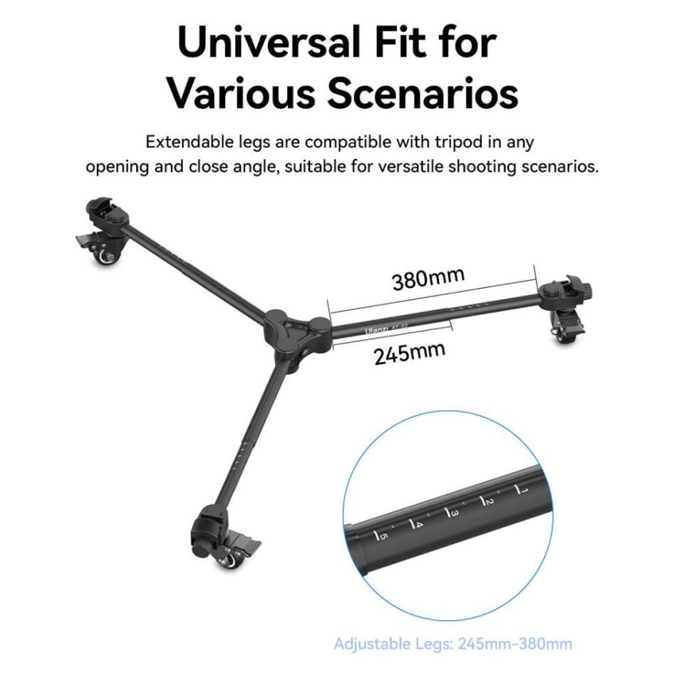 Ulanzi AT-02 Taşınabilir Tripod Dolly