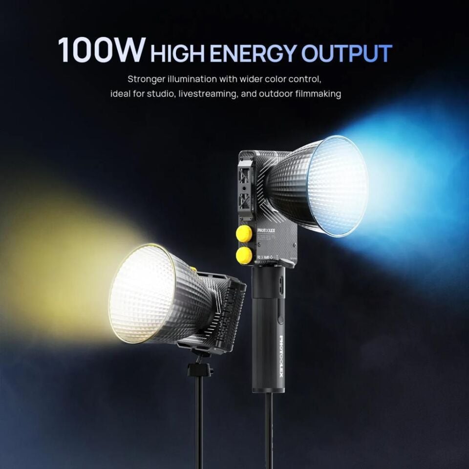 Photoolex Q100C 100W RGB COB LED Işık