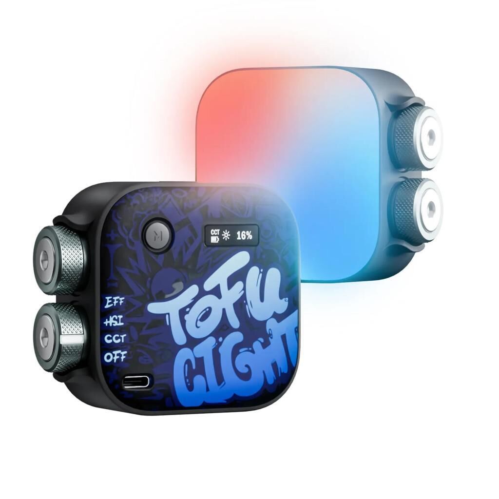 Photoolex Black Samurai TOFU RGB LED Video Işığı