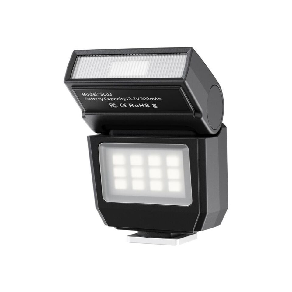 Ulanzi SL03 Spark Lite Fotoğraf Makinesi Flaş Siyah