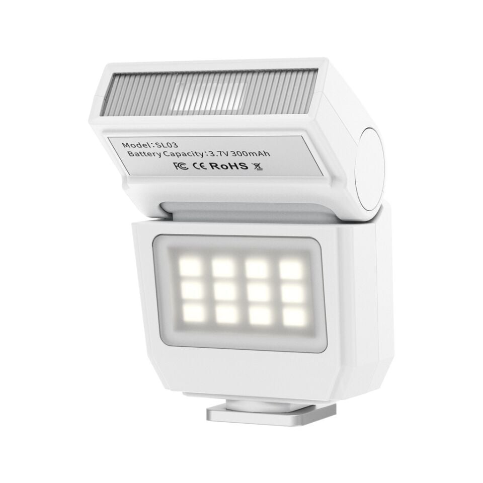 Ulanzi SL03 Spark Lite Fotoğraf Makinesi Flaş Beyaz