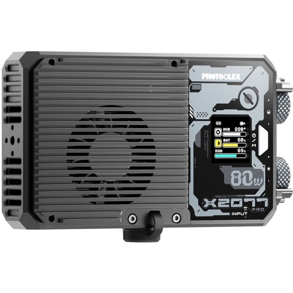 Photoolex X2077 Pro 80W RGB Profesyonel Video Fotoğraf LED Panel Işık