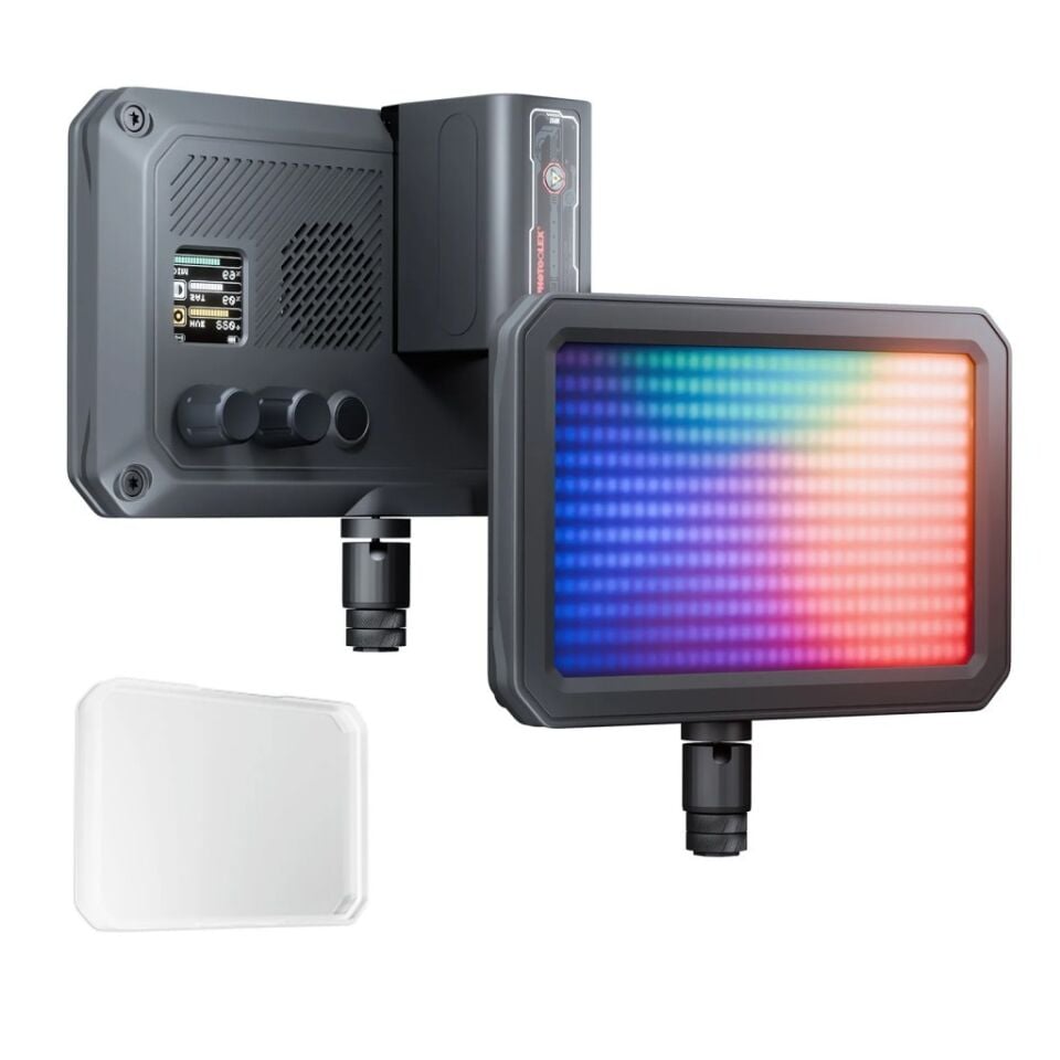 Photoolex Matrix 7 RGB 7 İnç 36W Profesyonel Video Fotoğraf ve Canlı Yayın LED Panel Işık