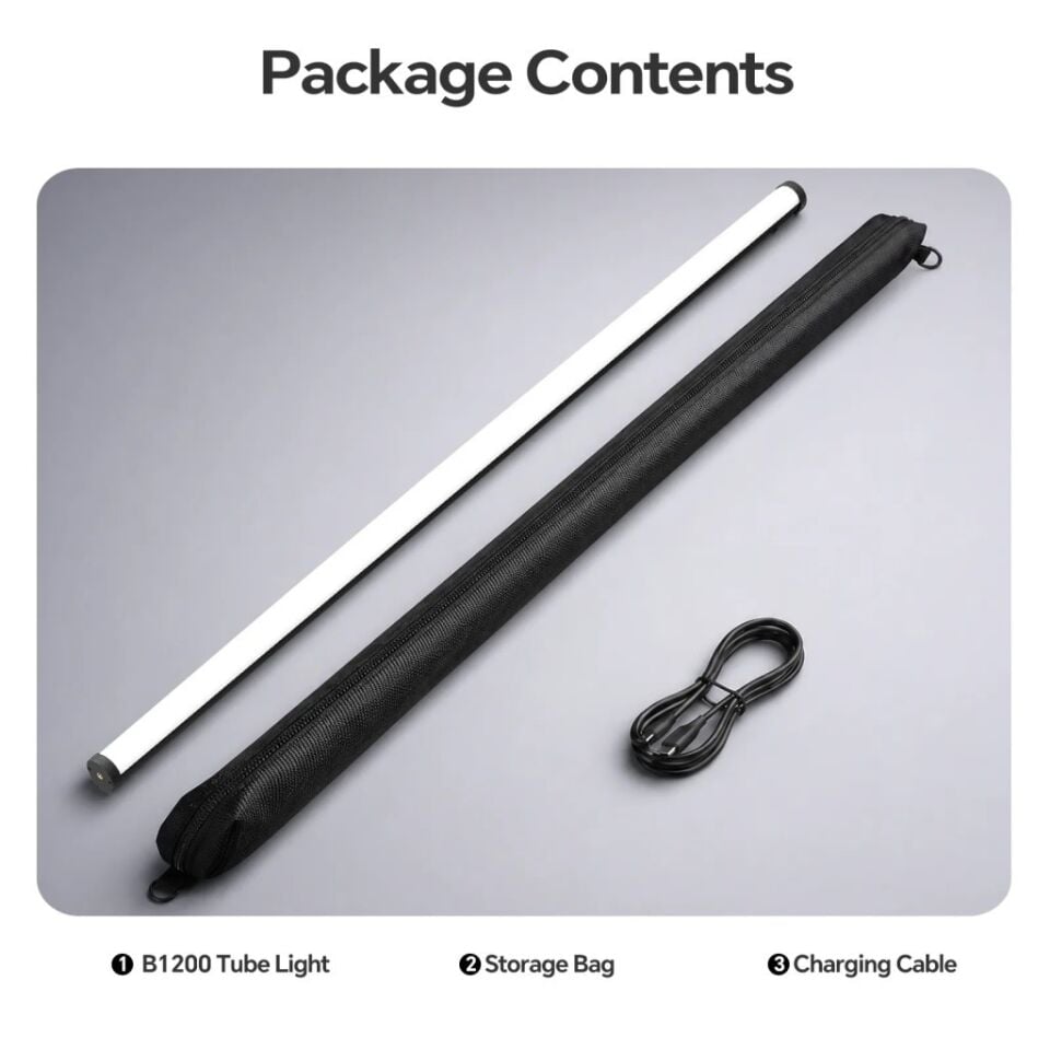Photoolex B1200 120 cm 38W APP Kontrollü RGB Tube LED Işık