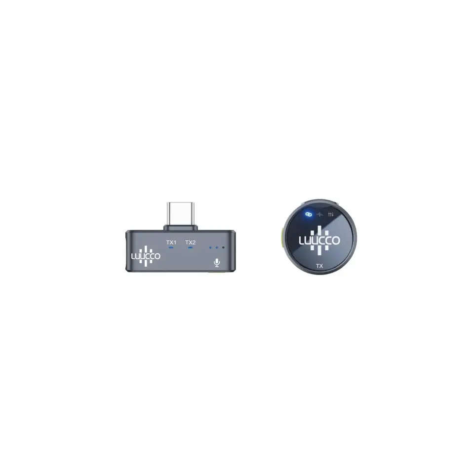 Luucco AirWave K2 Wireless Yaka Mikrofonu (USB-C)
