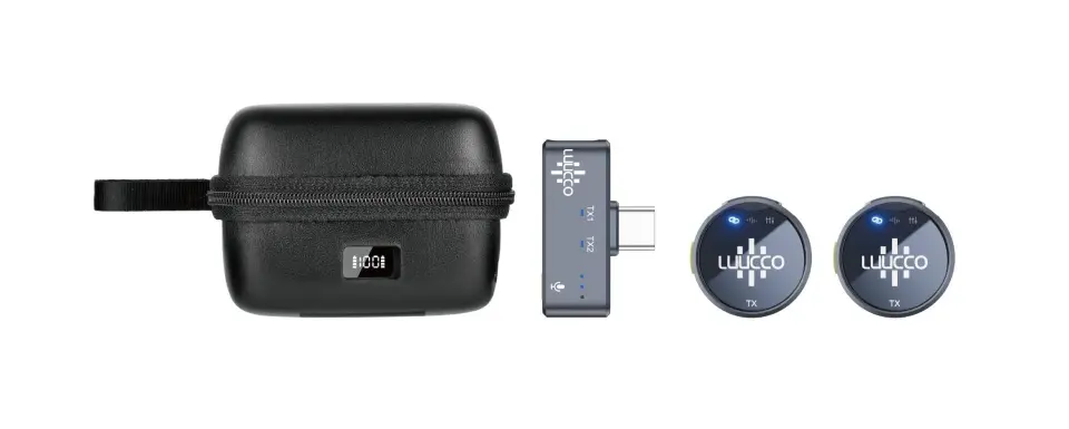Luucco AirWave K2 Wireless Yaka Mikrofonu (USB-C)