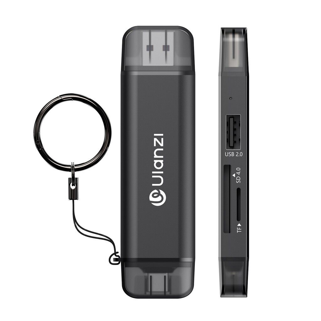 Ulanzi CR3 3 İn 1 USB-C USB-A Kart Okuyucu SD MicroSD