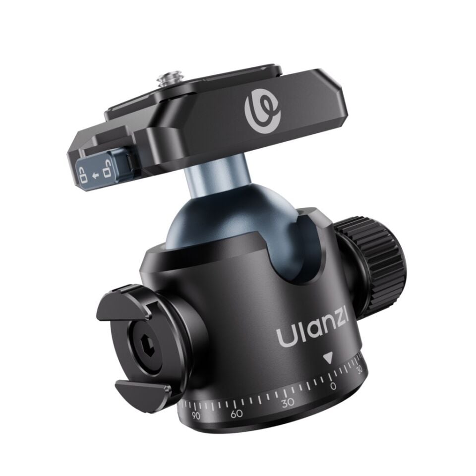 Ulanzi T100 UKA Quick Release Ball Head Tripod Başlığı-C062