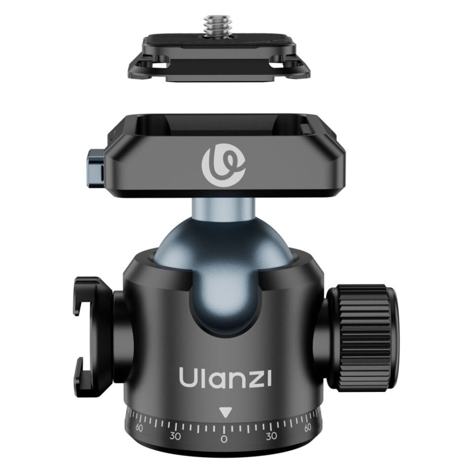 Ulanzi T100 UKA Quick Release Ball Head Tripod Başlığı-C062