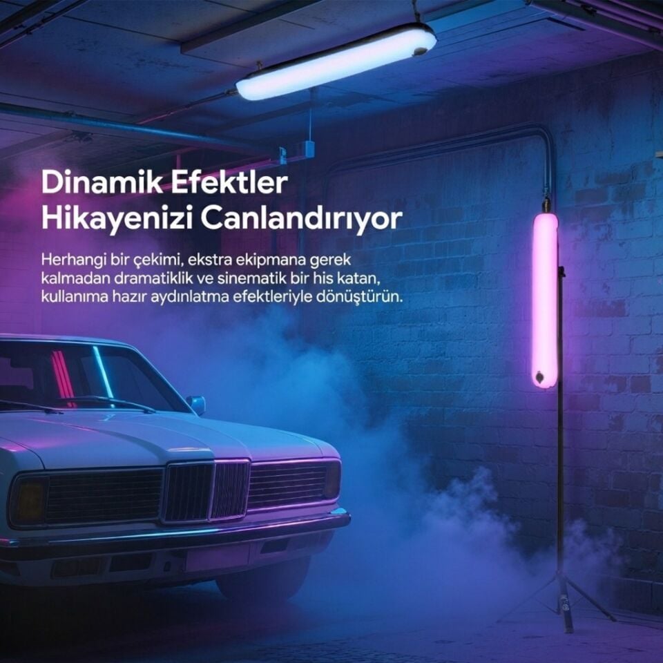 Ulanzi UA20C 20W RGB Şişirilebilir Manyetik LED Tüp Işık-L234