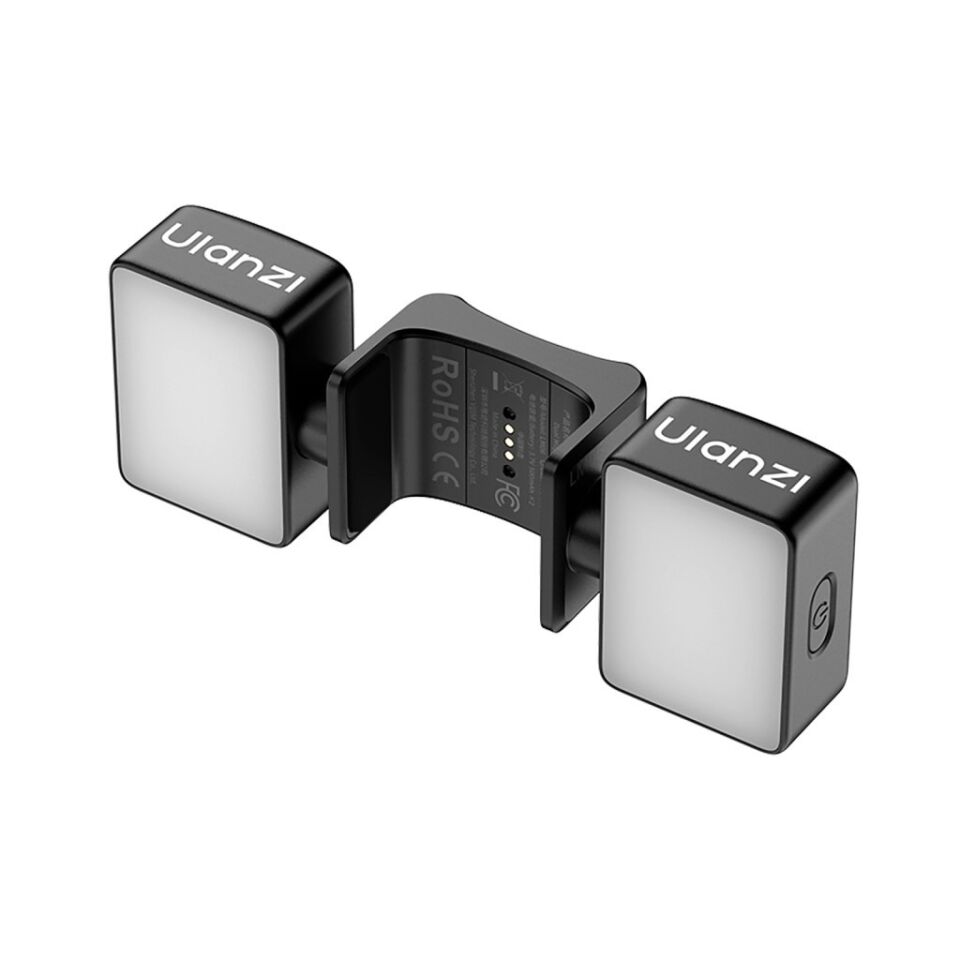 Ulanzi LM06 Çift Manyetik Mini LED Dolgu Işığı Pocket 3/4 Uyumlu