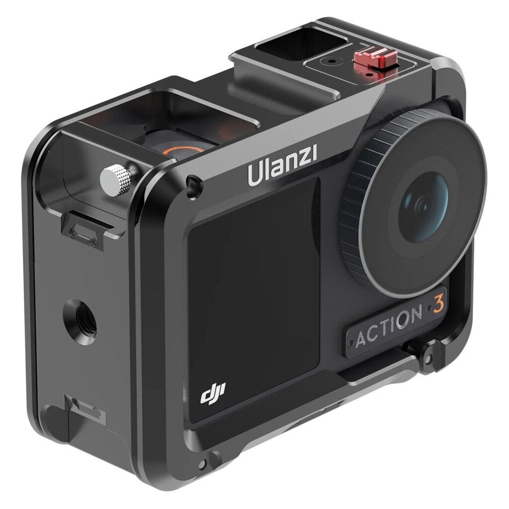Ulanzi OA-14 Osmo Action 3 4 ve 5 Pro Uyumlu Metal Aksiyon Kamera Kafesi-3204A