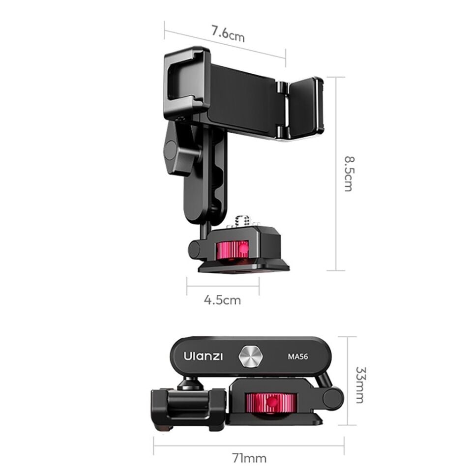Ulanzi MA56 4 in 1 Metal Telefon Tutucu Tripod Aparatı-S042